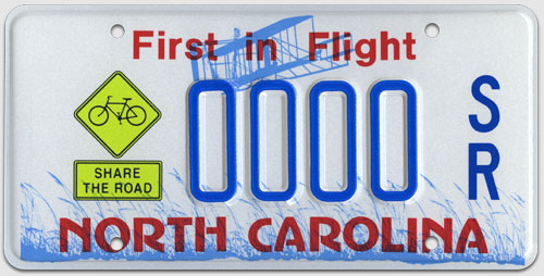 License Plate Number Example. Share the Road License Plate